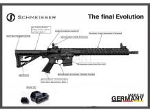 Schmeisser AR-15 M4FL M-lok met Falke LE Red-dot